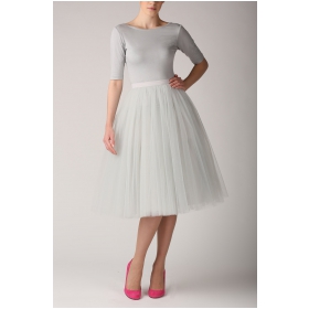 Grey pearl tutu skirt
